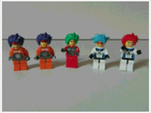 Lego minifigures 5 personaggi exo-force gioco per bimbi fascia di etper tutte le et